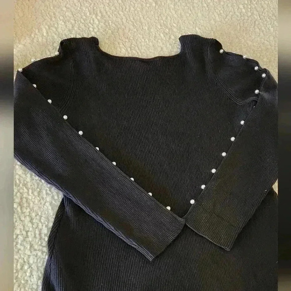 BY & BY  pearl sweater dress, junior's XXL - Picture 5 of 9